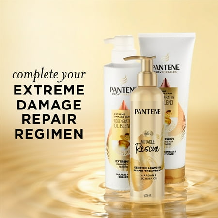 Pantene Miracle Rescue Leave in Conditioner with Keratin, 7.6 fl oz