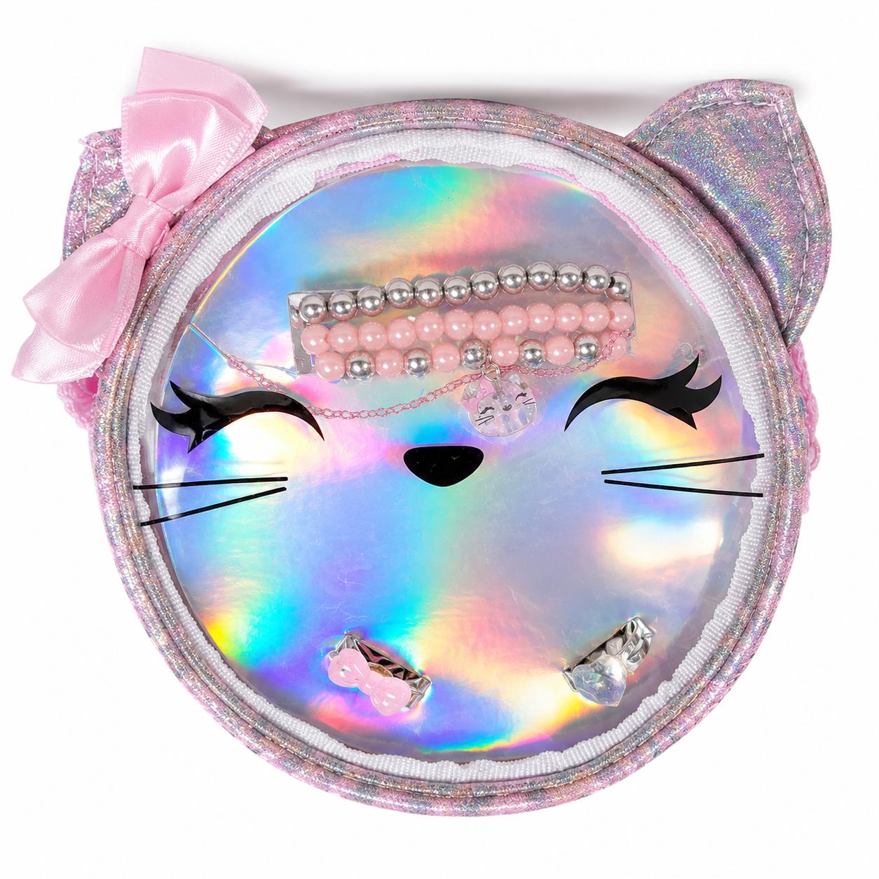 Claire's Club | Holographic Cat Hair Tie Kit