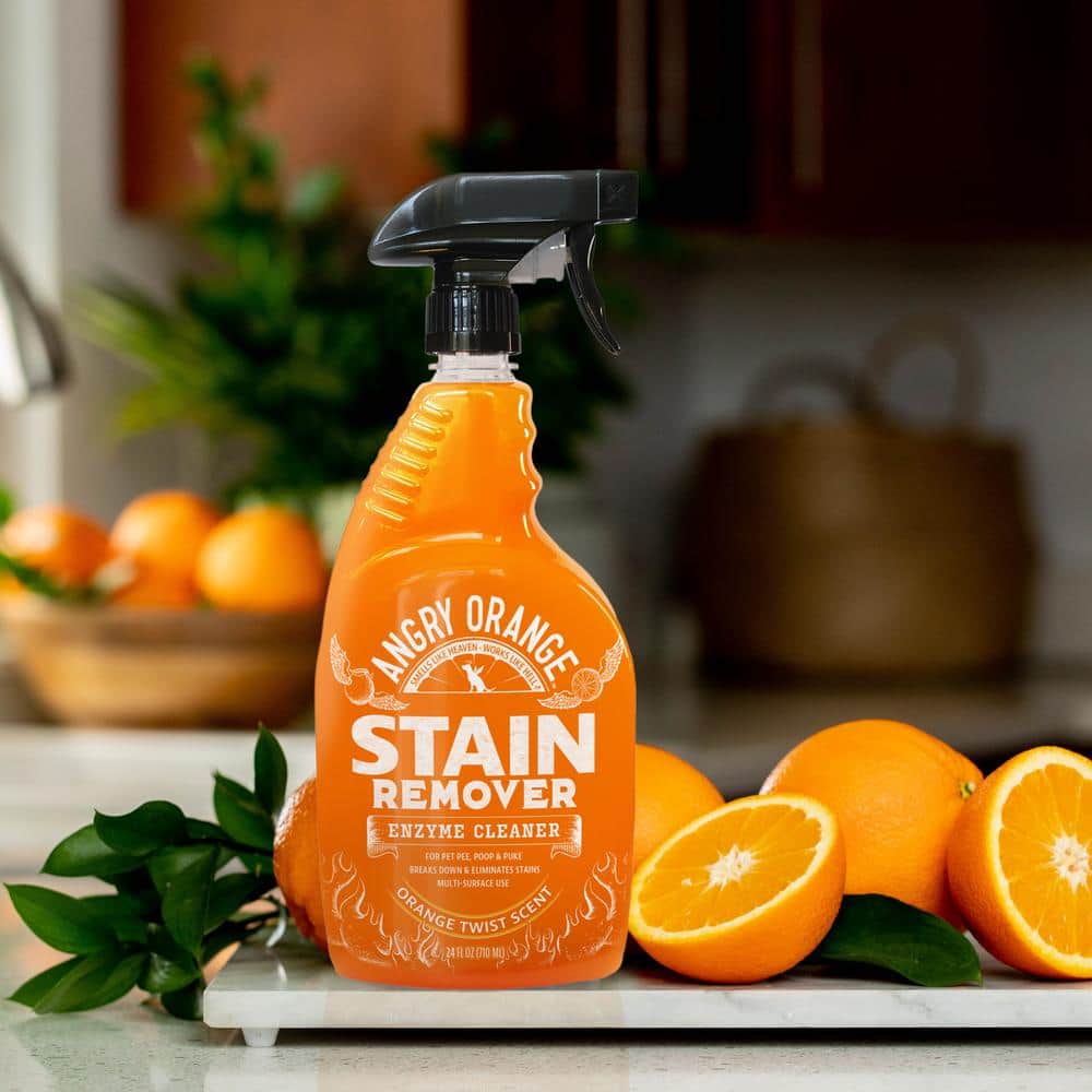 Ready-To-Use 24 oz. Pet Stain Remover Spray Cleaner, Orange Twist Scent