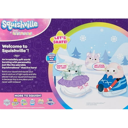 Squishville Accessory Set - Squishville On Ice - Ice-themed Accessories - Ages 3+ *Damaged Box*