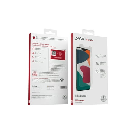 ZAGG InvisibleShield Hybrid Glass Screen Protector for Apple iPhone 11 and XR, Clear
