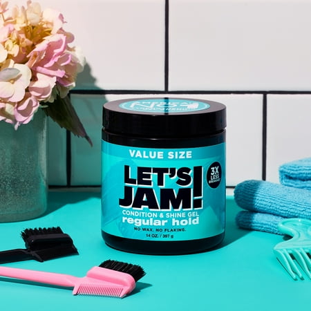 Softsheen Carson Let's Jam! Shine Enhancing Condition and Shine Gel, for All Hair Types, 14 oz