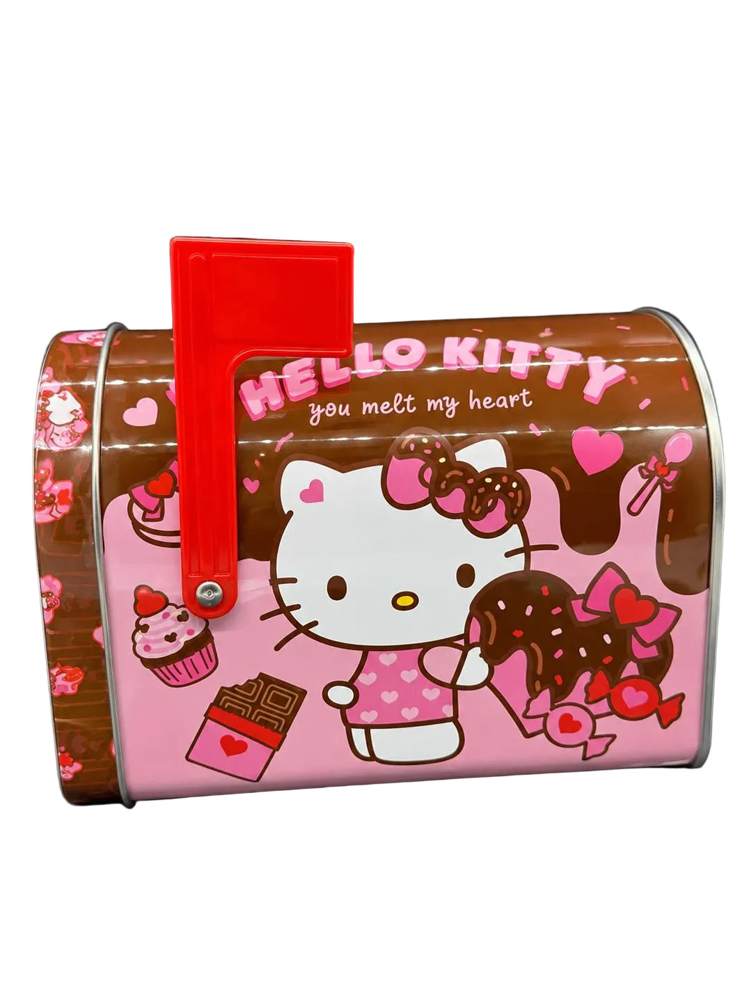 Hello Kitty Tin Box Co. Valentine's Mailbox, 6 in