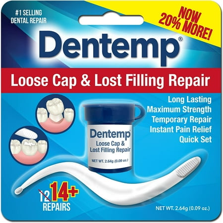 Dentemp Maximum Strength Loose Cap & Lost Filling Repair, 14+ Repairs