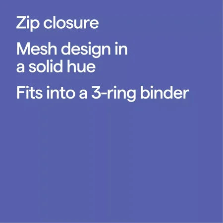 Mesh Binder Pencil Pouch - up&up