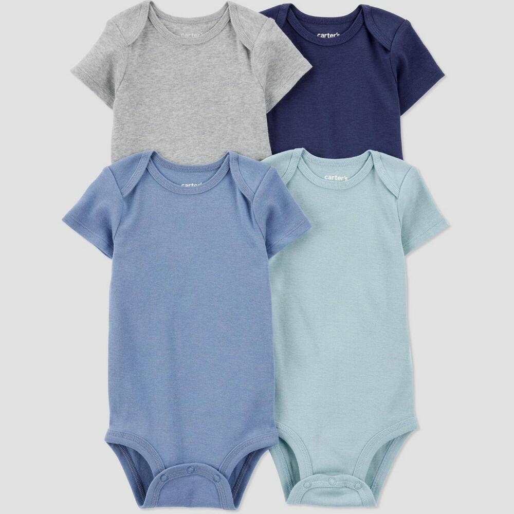 Carter's Just One You Baby Boys' 4pk Bodysuit - 12M