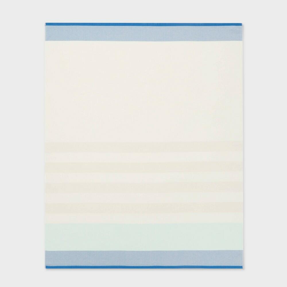 Tan Striped Oversized Jumbo Beach Towel Sun Squad