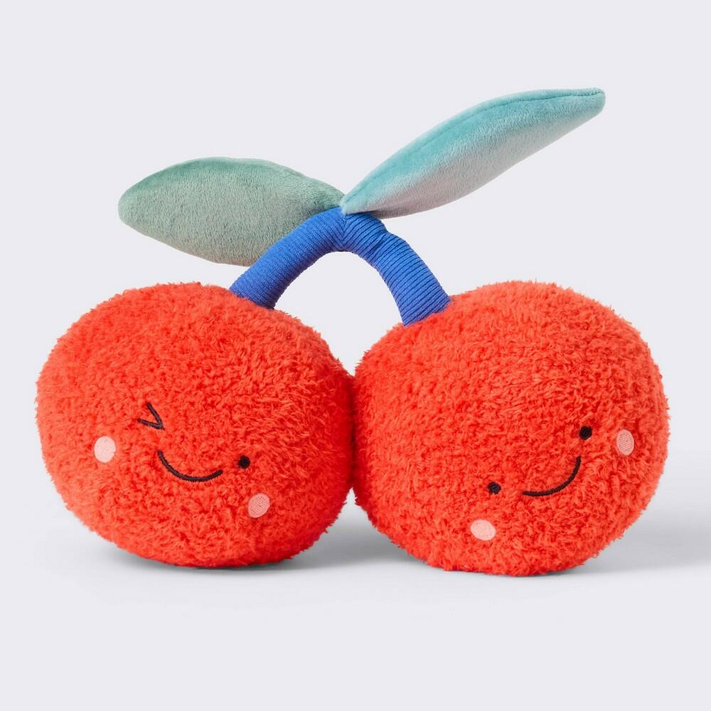 Plush Stuffed Animal Baby Learning Toy - Cherries - Cloud Island™