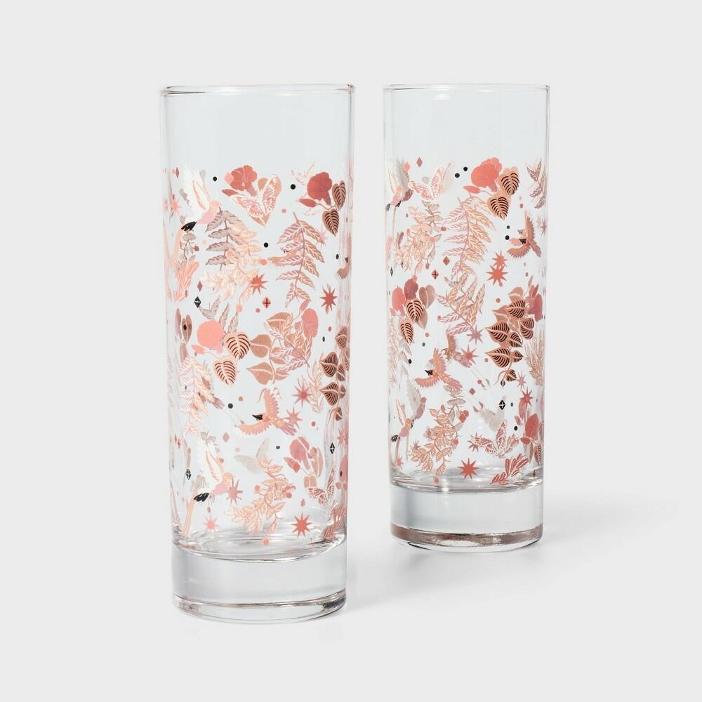 2pk Glass Drinkware Set