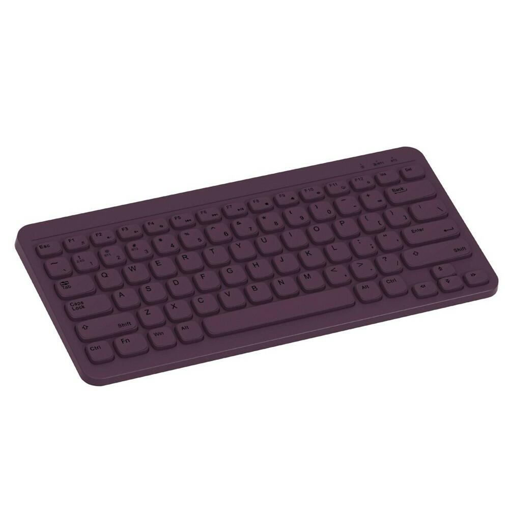 North Compact Square Key Wireless Keyboard - Plum Purple: Radio Frequency, Membrane Switch, 60% Size