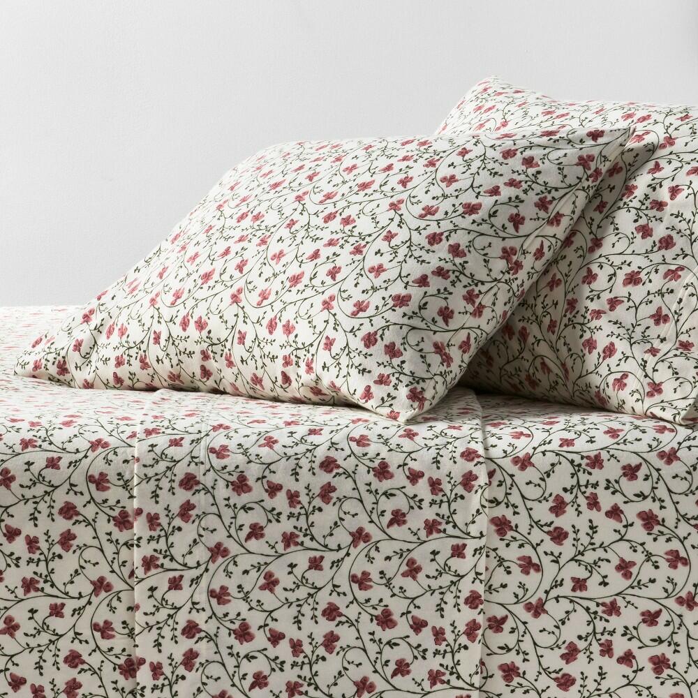 Full Christmas Flannel Sheet Set