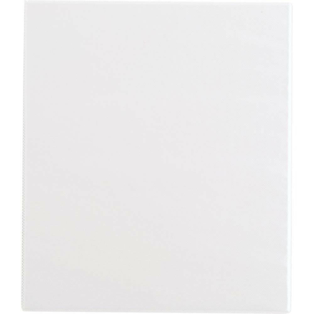 0.5" Ring Binder Clear View - White