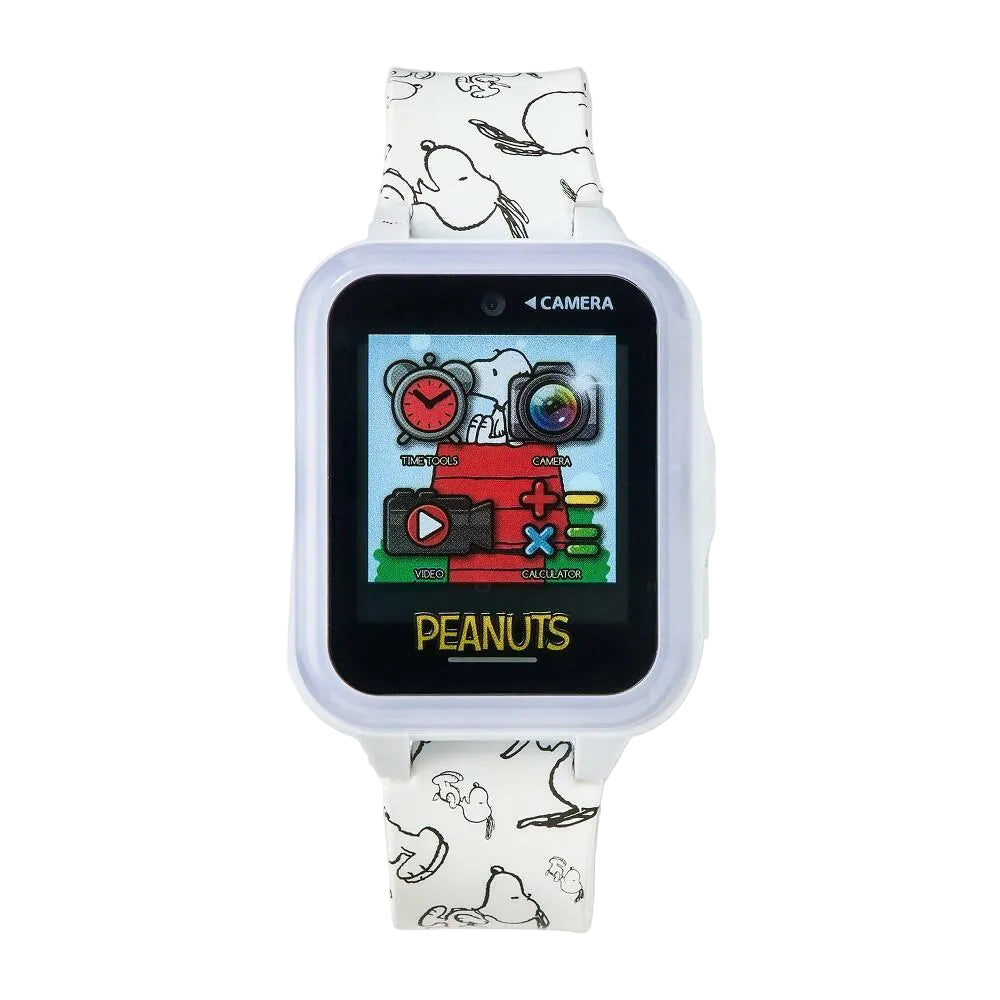 Kids' Snoopy Light Up Interactive Watch - White