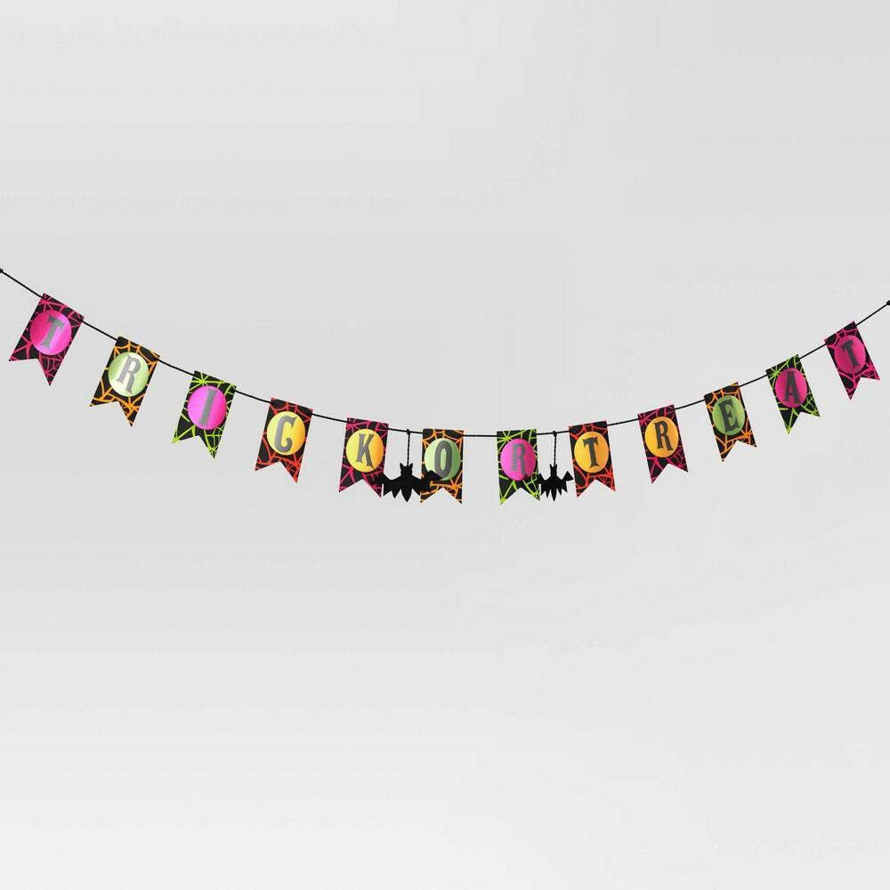 6' Paper Halloween Garland Trick or Treat - Hyde & EEK! Boutique™