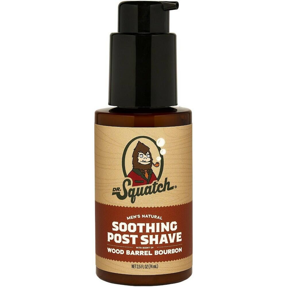 Men Dr. Squatch Wood Barrel Bourbon Post Shaving-beard-care 2.5oz