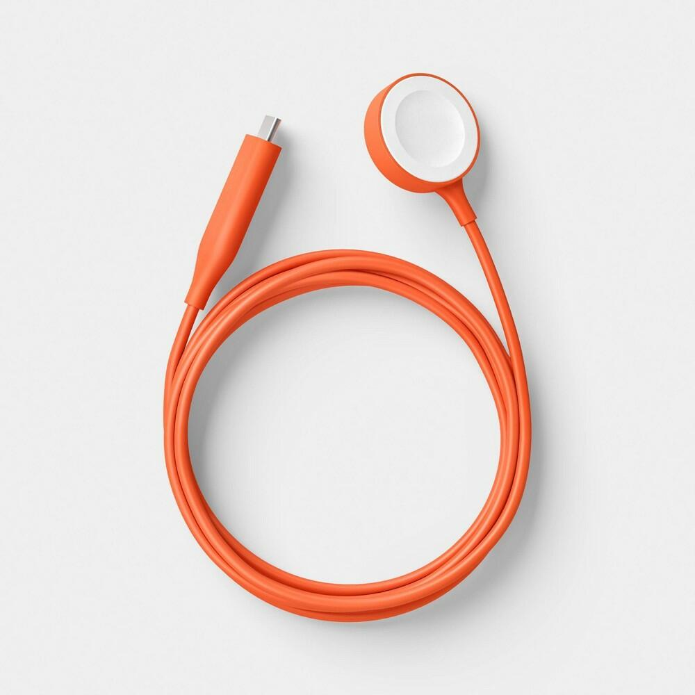 heyday Apple Watch Charger, Poppy Orange