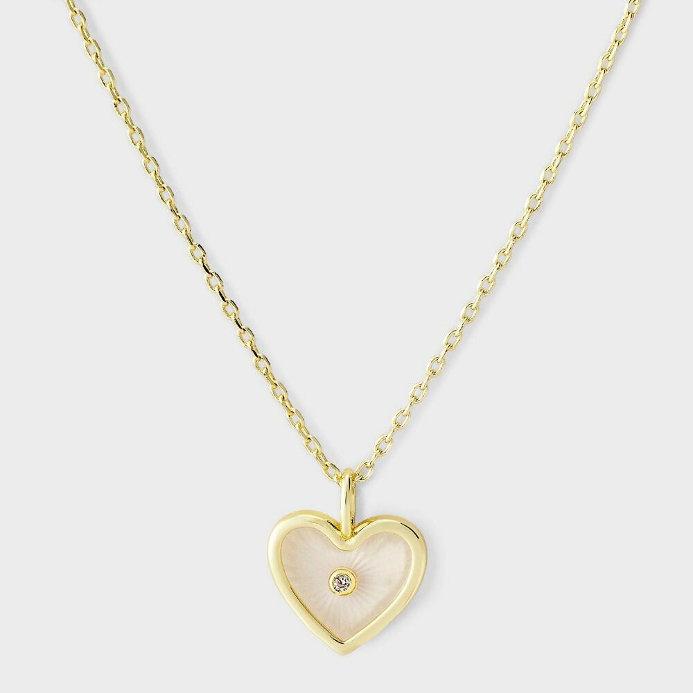 14k Gold Dipped Cubic Zirconia Heart
