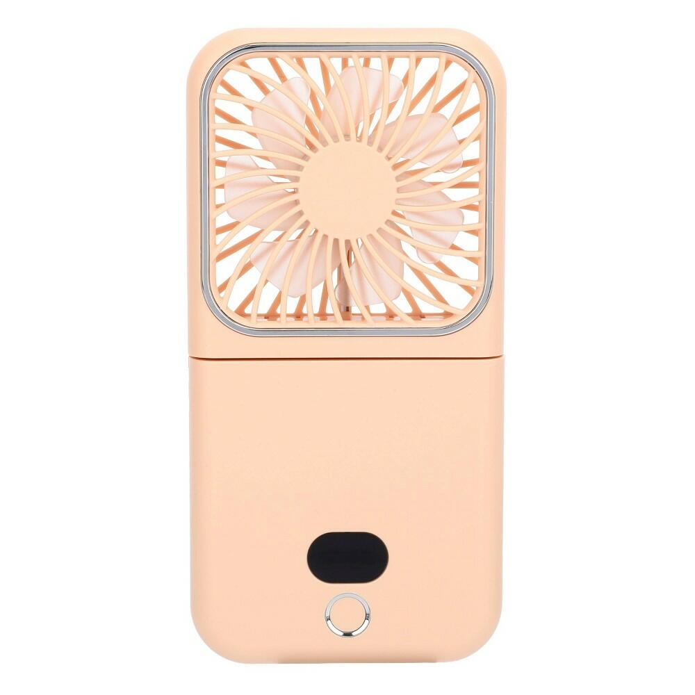 iJoy Folding Fan And 2500MAH Power Bank With Phone Stand Orange