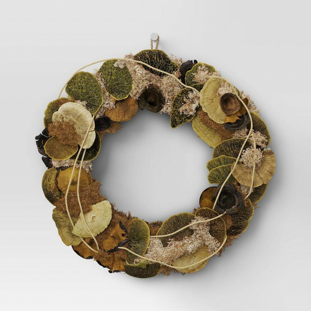 Mushroom Preserved Wreath