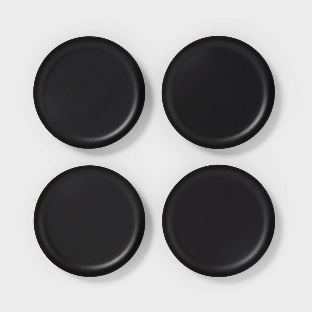 4pk Small Metal Plates Candle Holders