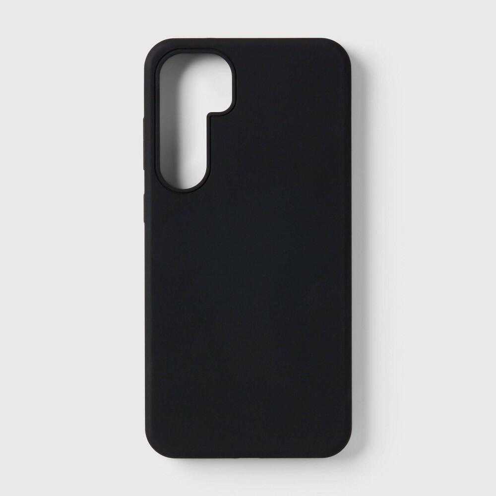heyday Samsung Galaxy S24+ Silicone Case, Black