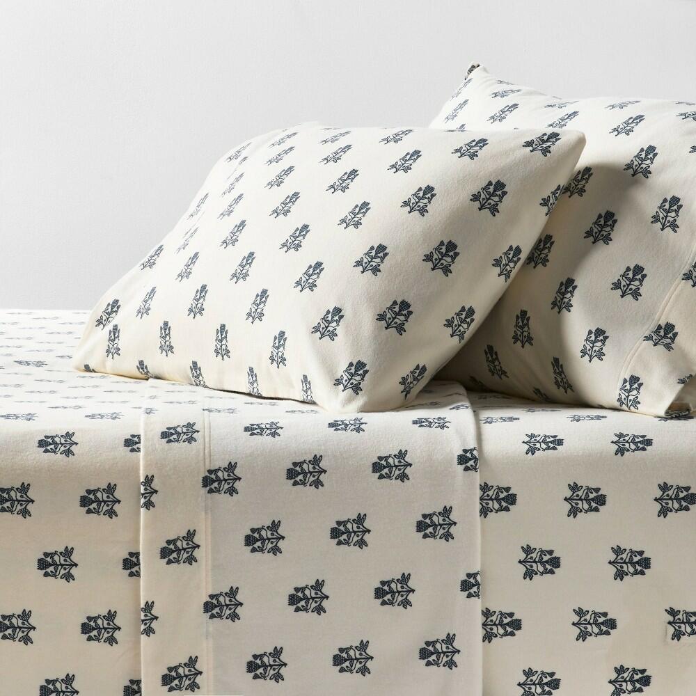 Queen Ultra Soft Flannel Sheet Set Blue