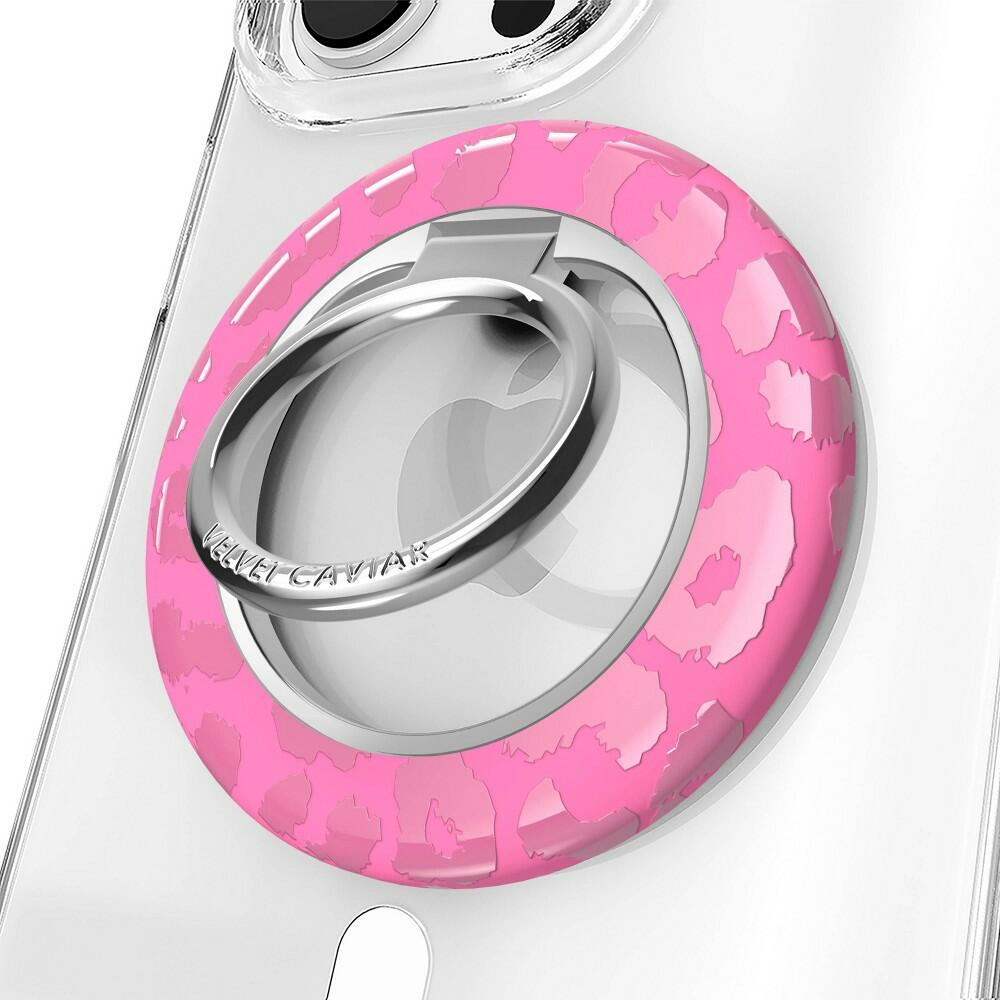 VELVET CAVIAR MagSafe Grip Ring - Hot Pink Leopard: Cell Phone Accessories Charm