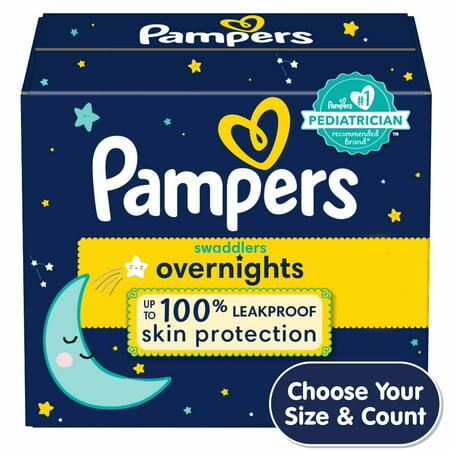 Pampers Swaddlers Overnight Diapers - Size 4 - 104ct