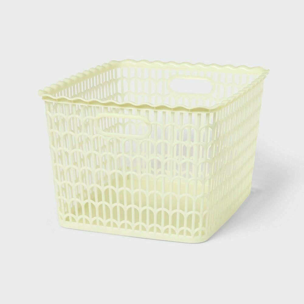 Scallop Decorative Basket Large Citrus - Brightroom™
