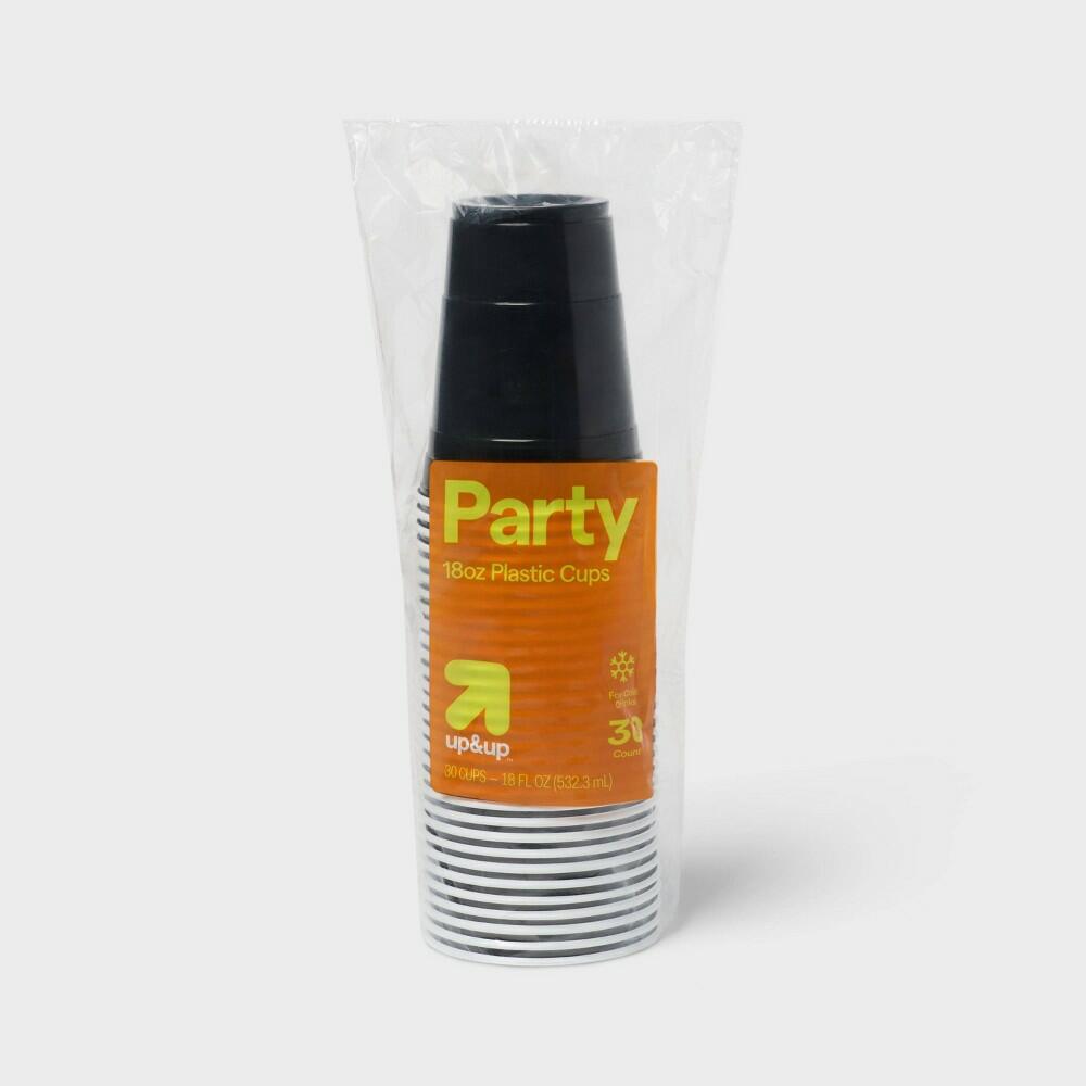 Halloween Disposable Solid Cups - 18oz/30ct