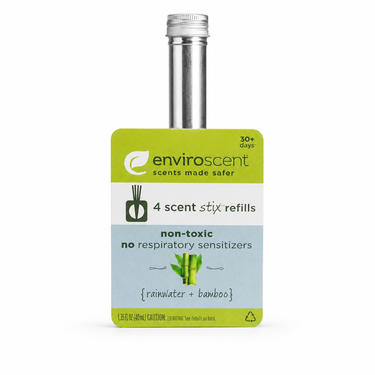 EnviroScent Rainwater & Bamboo Scent Stix 4ct