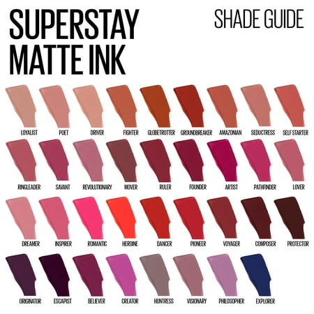 Maybelline Super Stay Matte Ink Liquid Lipstick, Romantic