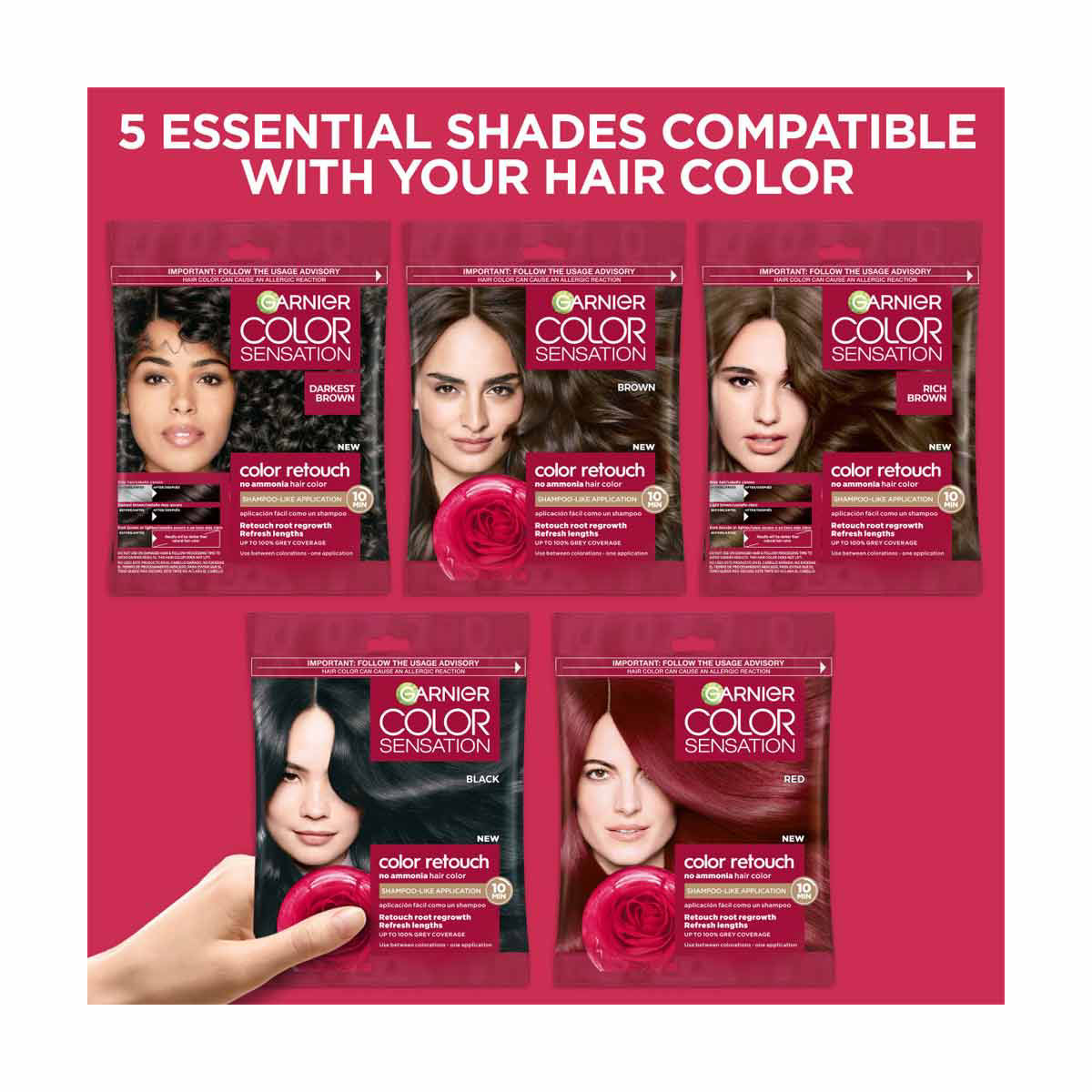 Garnier Color Sensation, Dark Brown 4.0