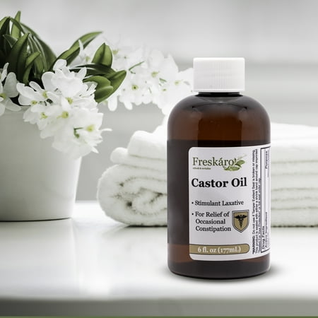 Freskaro Castor Oil Stimulant Laxative 6 oz *Exp 11/2026*