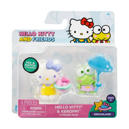 Hello Kitty And Friends Hello Kitty & Keroppi Dreamland Vinyl Figures 2-Pack