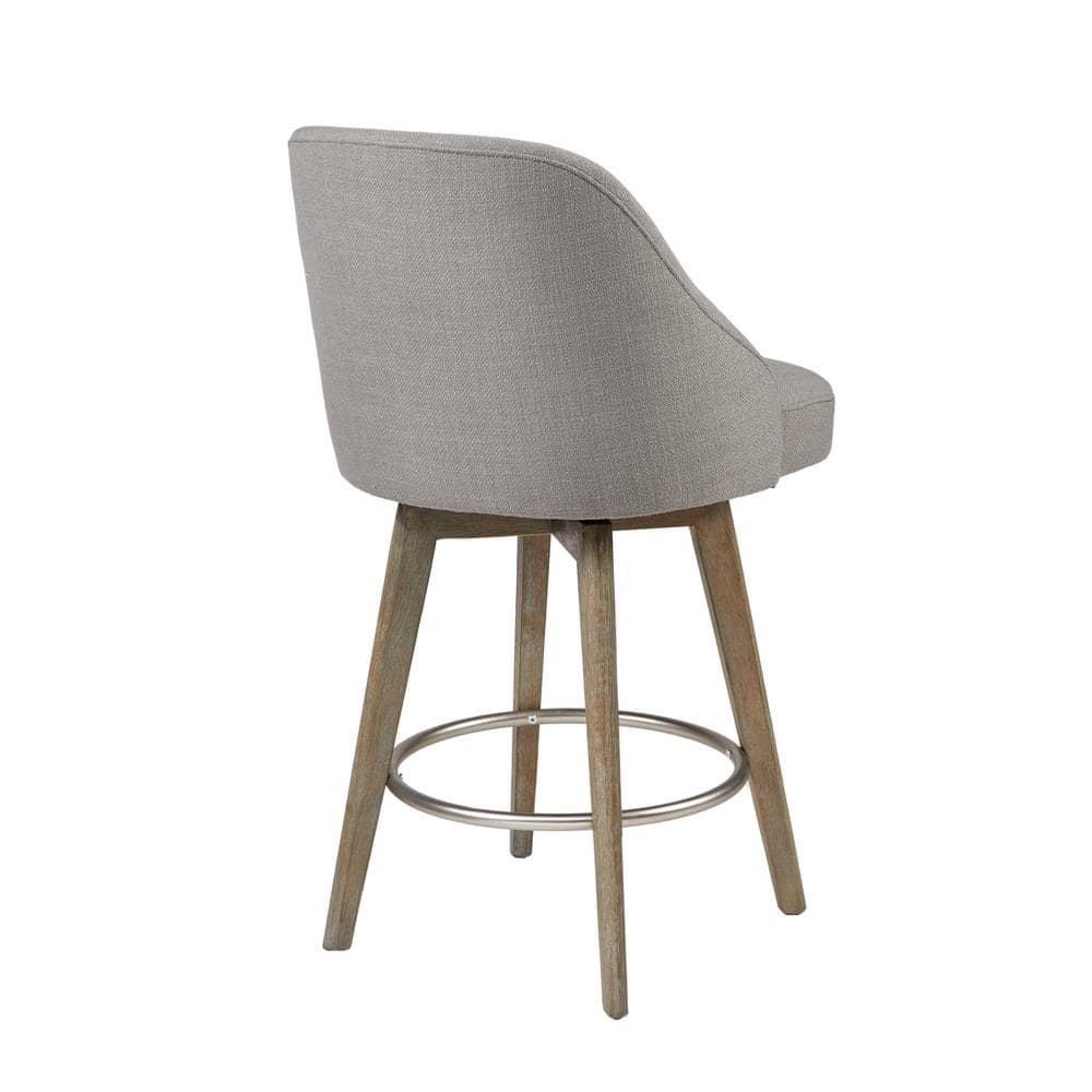 Pearce Counter Stool with Swivel Seat, Grey