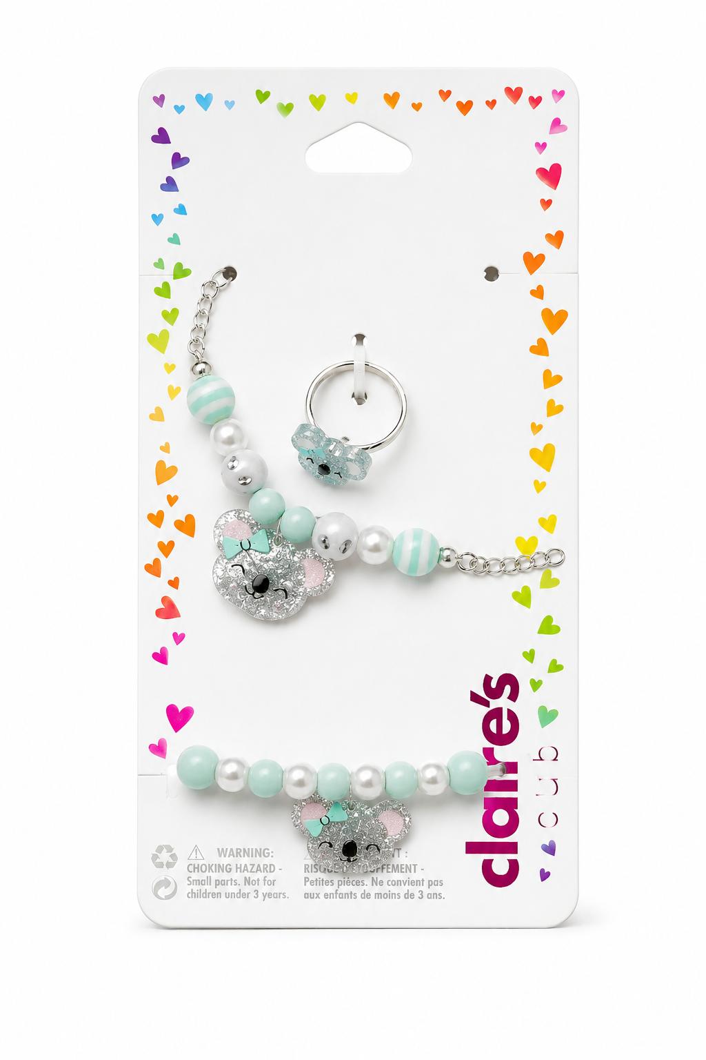 Claire's Club Koala Jewelry Set