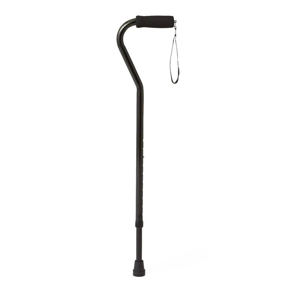 Medlne Offset Cane Aluminum - Black