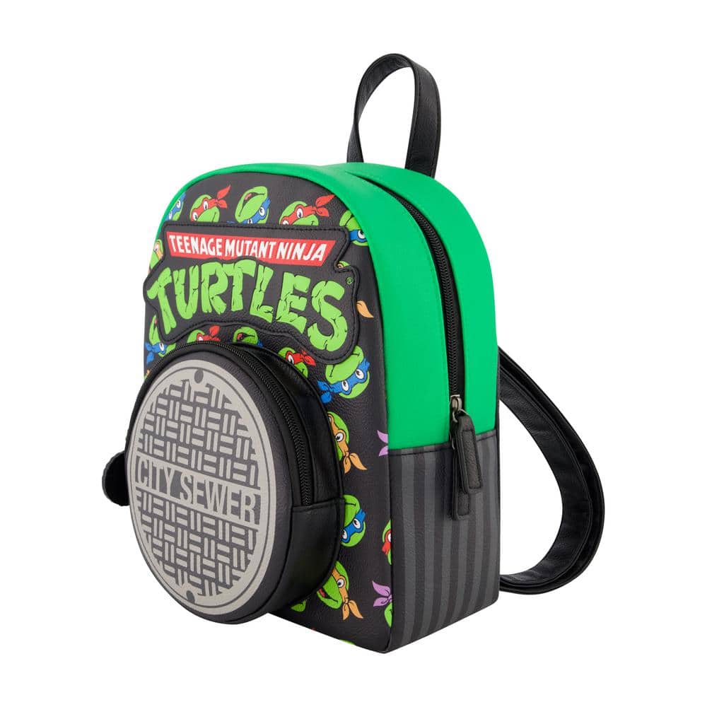 TMNT Sewer Cap 10 in. Multi Mini BACKPACK