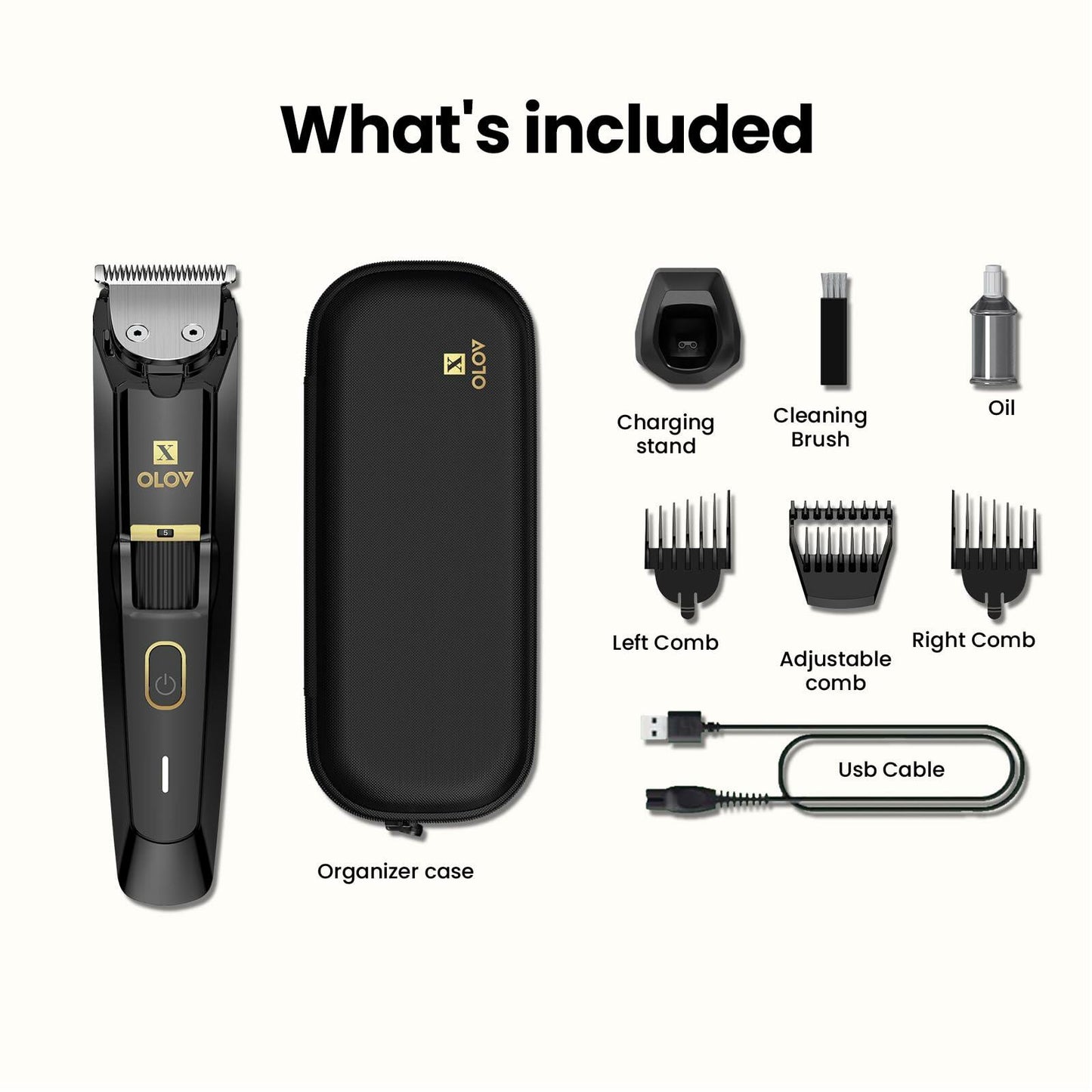 OLOV X Men's Beard Trimmer