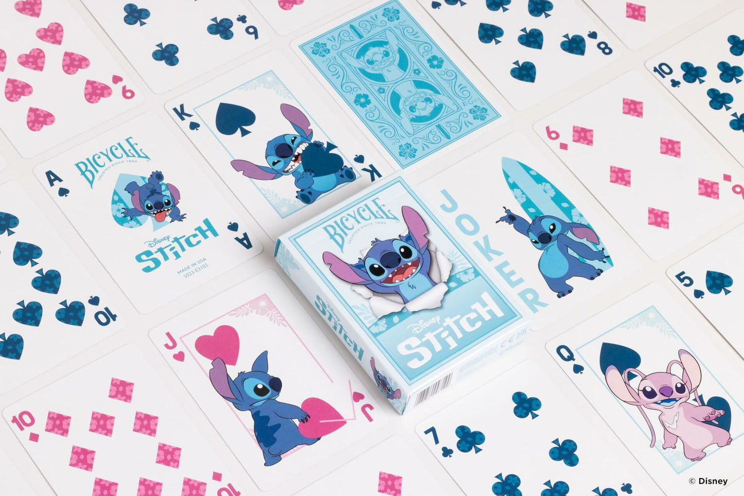 Bicycle Disney Stitch Playing Cards, Standard