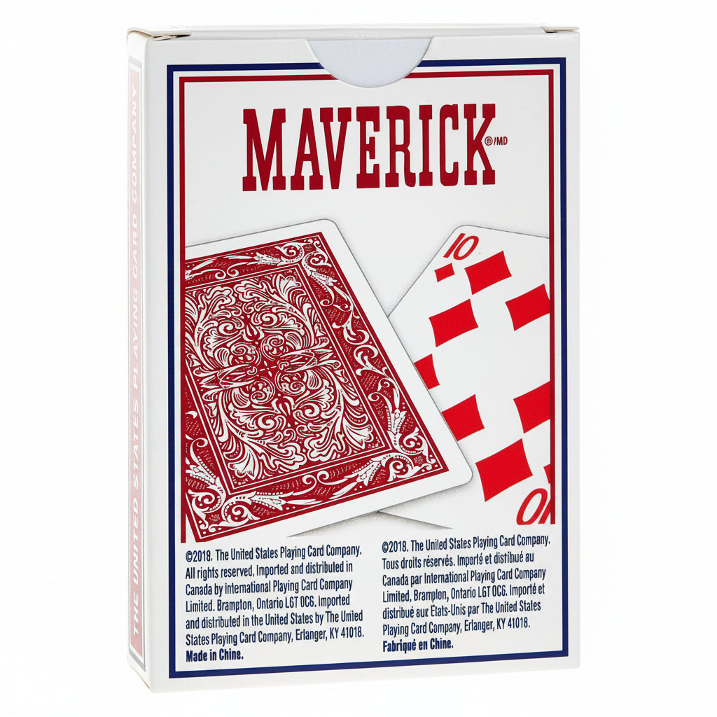 Maverick Poker Playing Cards (Color Chosen at Random)
