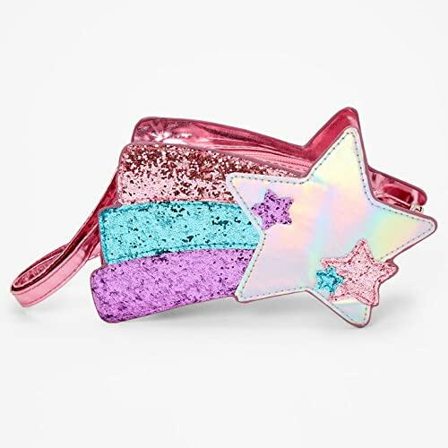 Claire's Glittery Shooting Star Crossbody Bag