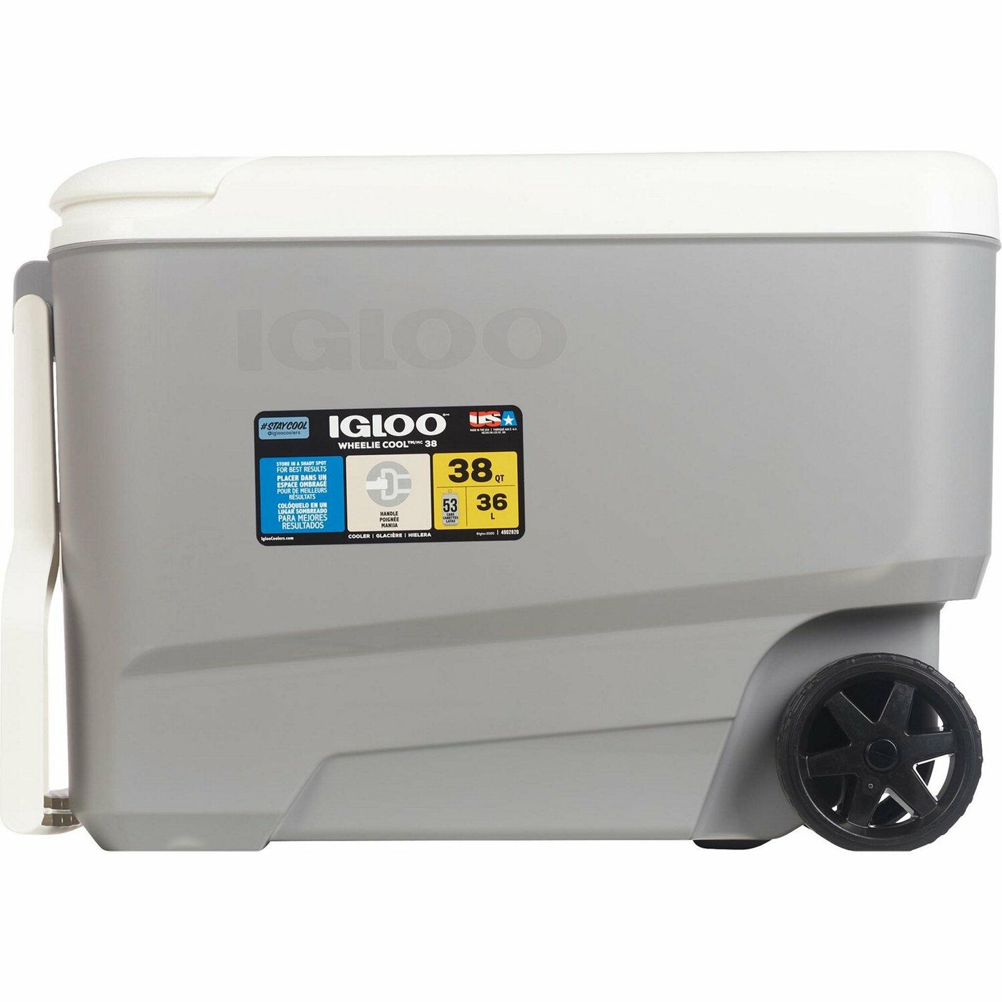 Igloo Wheelie Cool Cooler, 38 qt