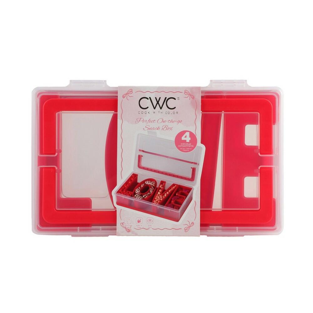 Cook With Color Love Sentiment Snack Box Food Storage Container