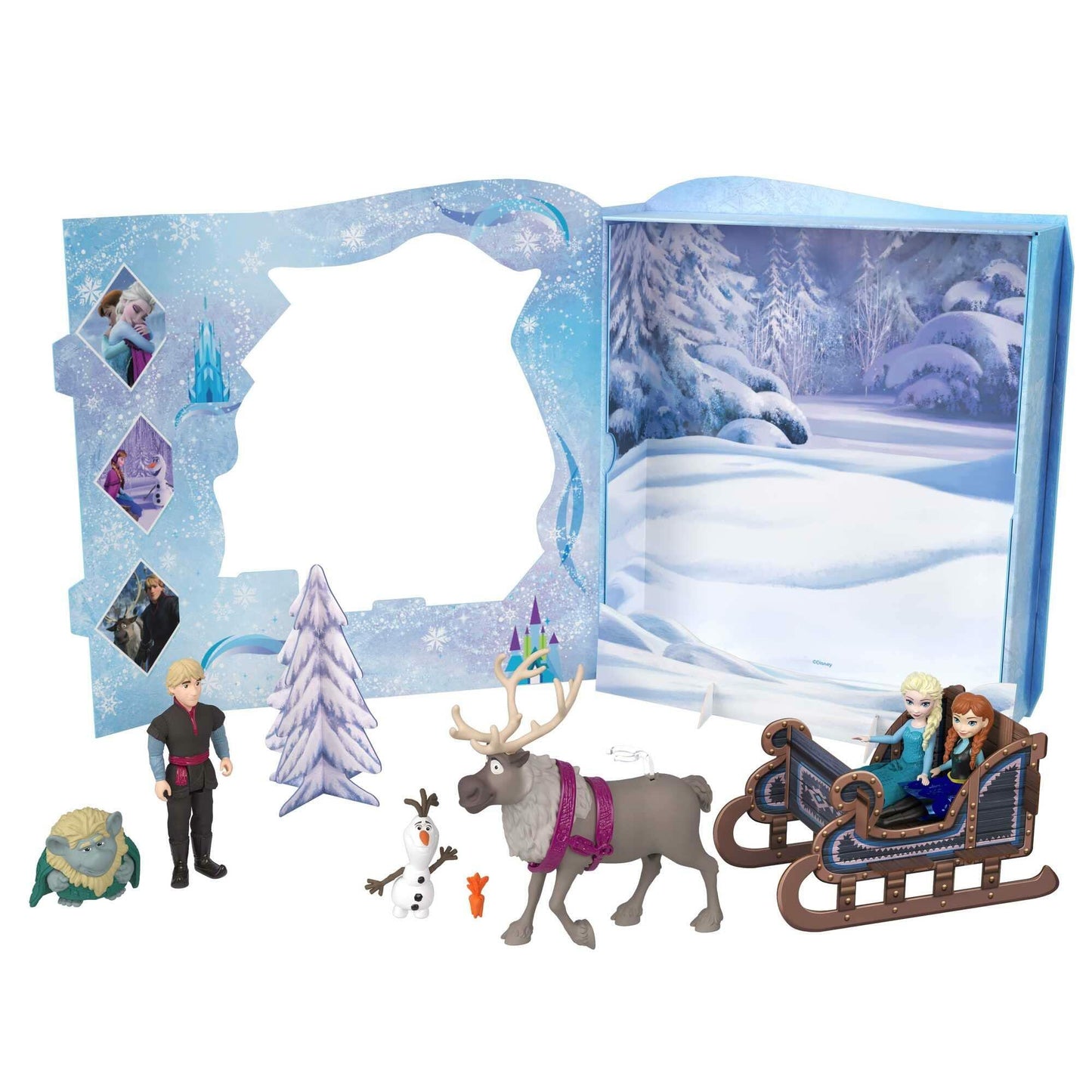 Mattel Disney Frozen Toys, Frozen Story Pack with 6 Characters
