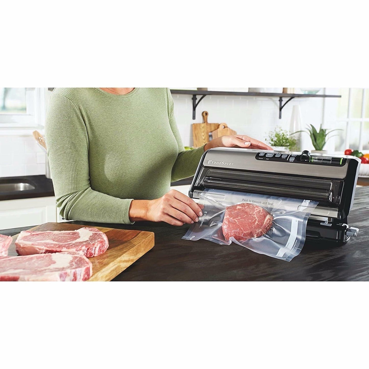 FoodSaver Vacuum Sealer Machine with Vacuum Seal Bag