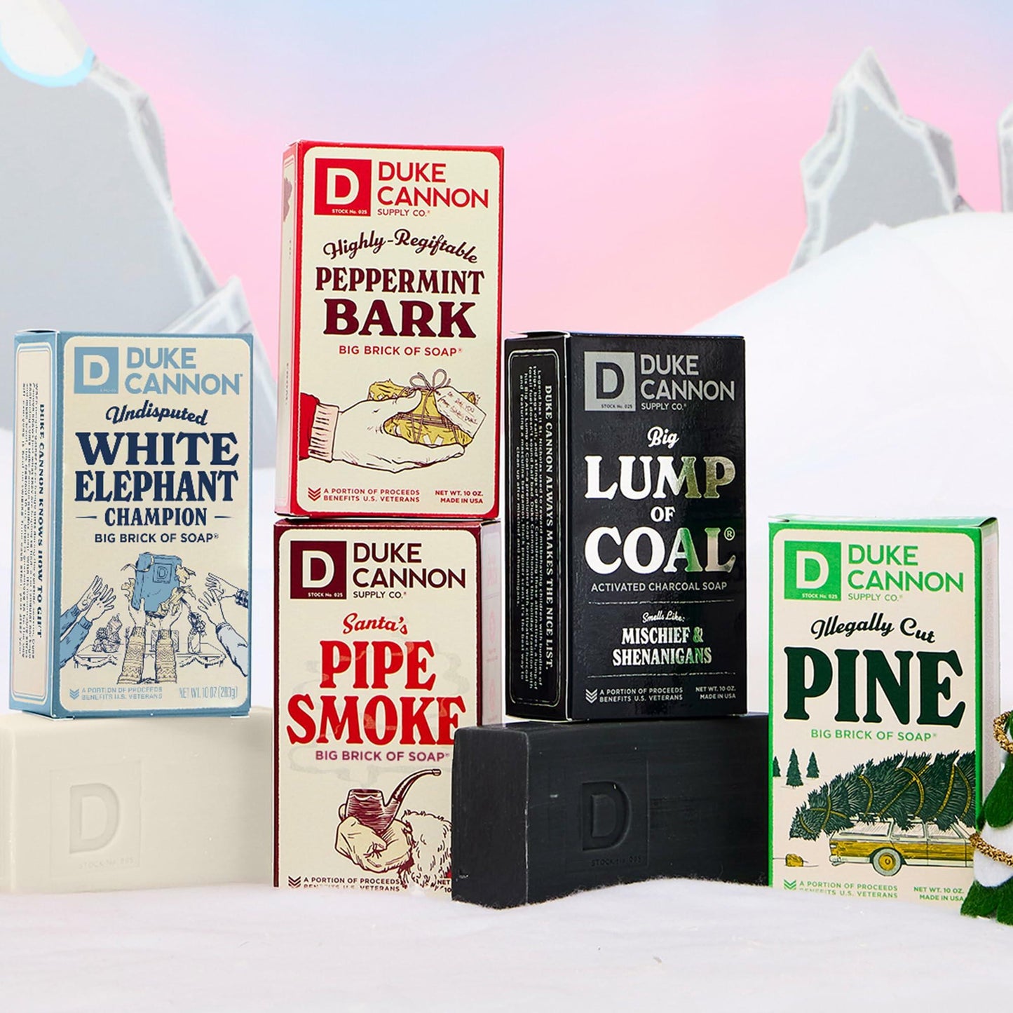 Duke Cannon Santa’s Pipe Smoke Bar Soap 10 oz