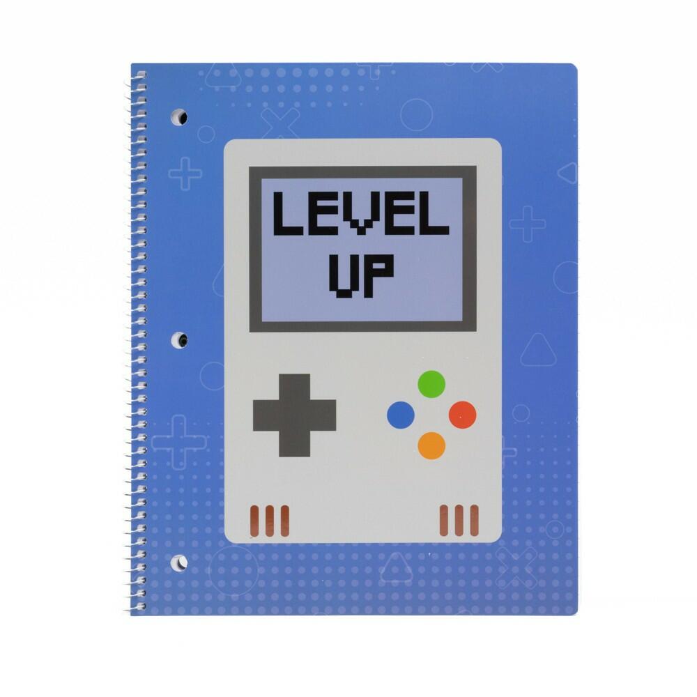 Continental Accessory Level Up Subject Notebook 80ct Wide Ruled