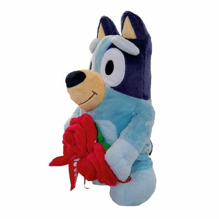 Bluey Plush with Scented Floral Bouquet